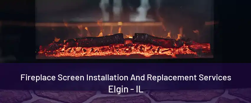 Fireplace Screen Installation And Replacement Services Elgin - IL